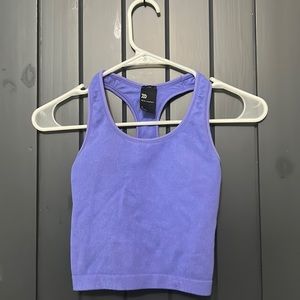 purple all in motion workout tank- xs